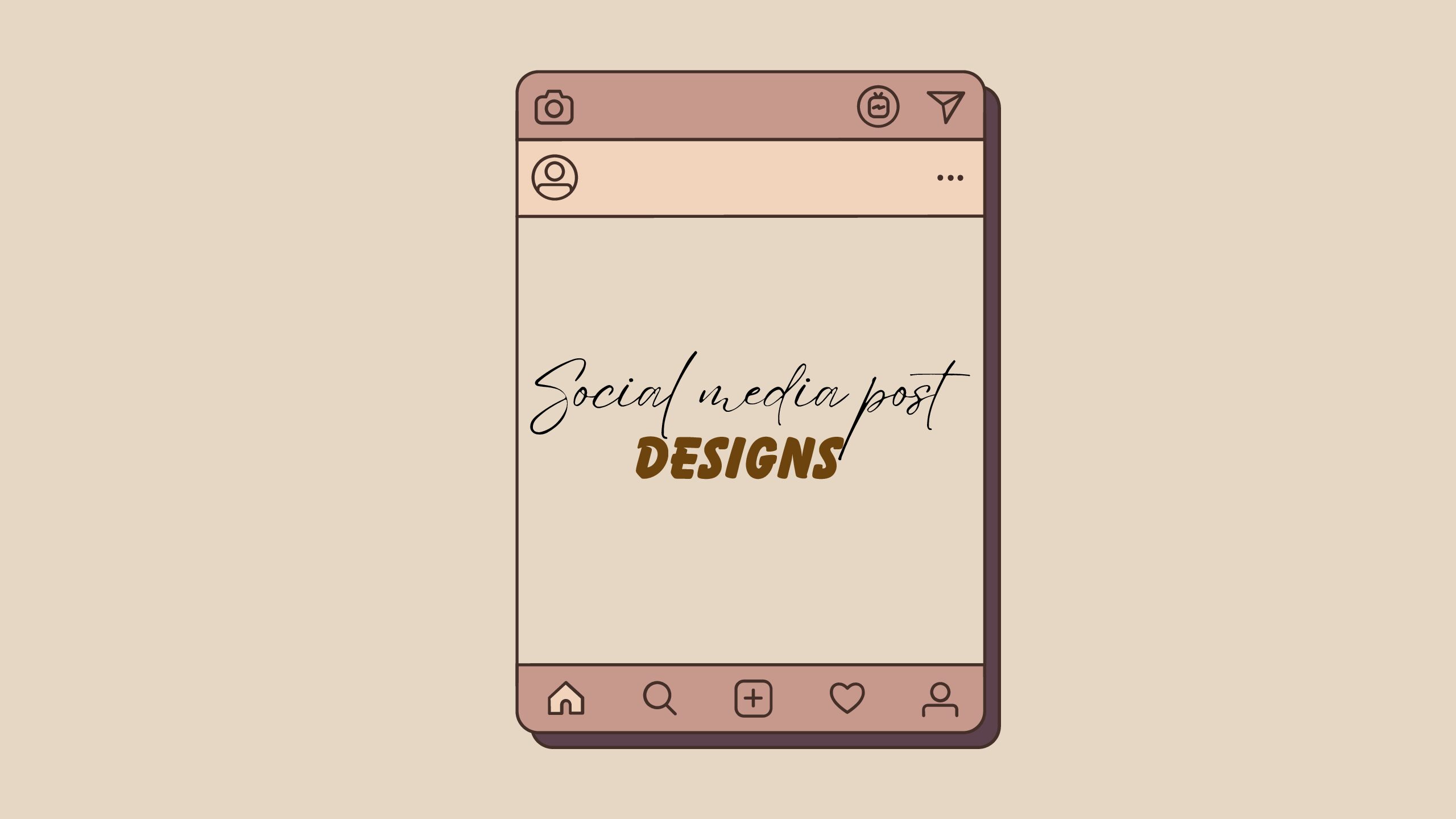 social media post design