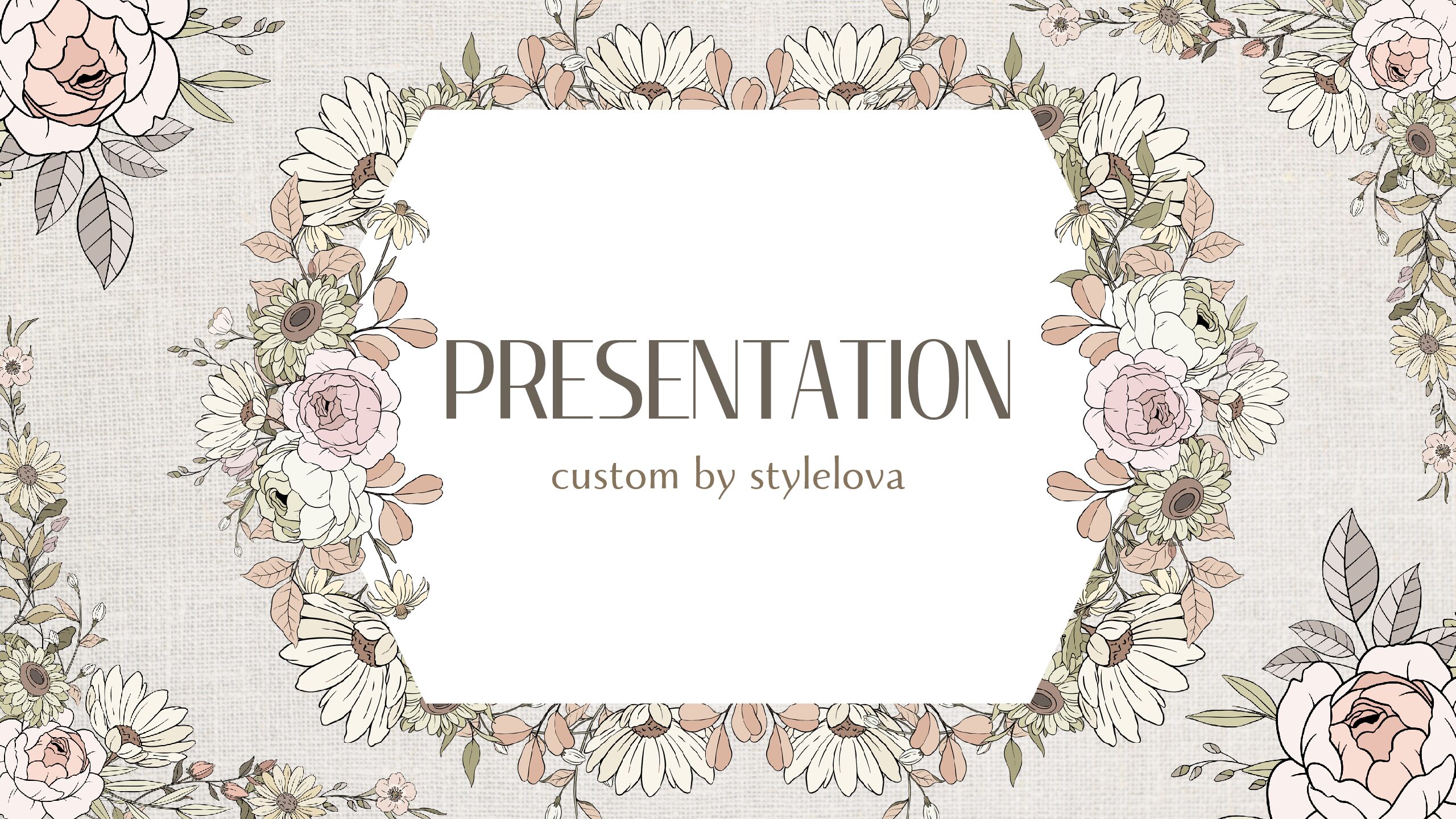 custom presentation