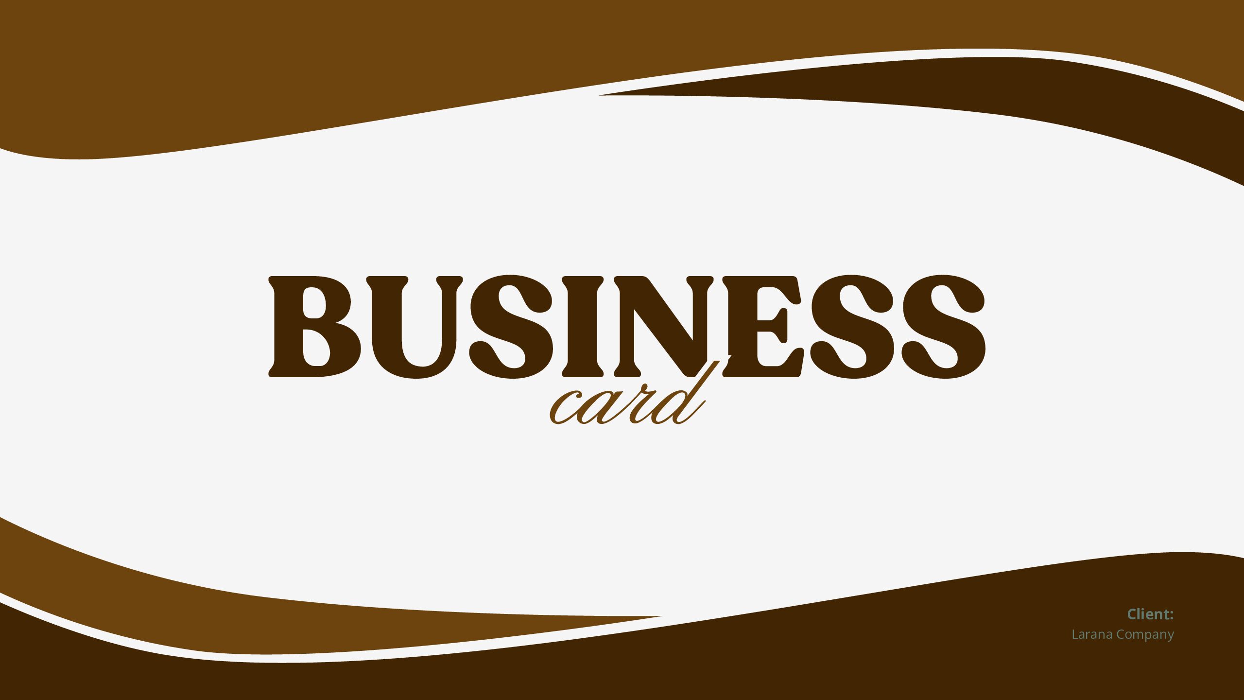 Business Card Design